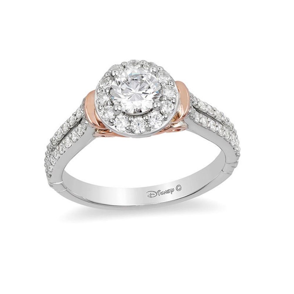 Enchanted Disney Bridal Set 2 CT. T.W. Size 7